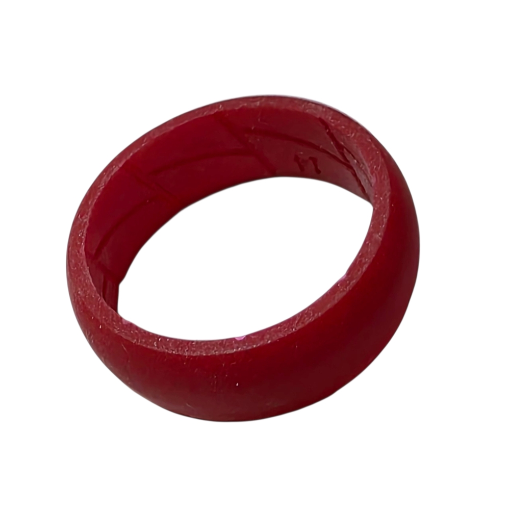 Red Silicone Ring - Picture 3 of 4